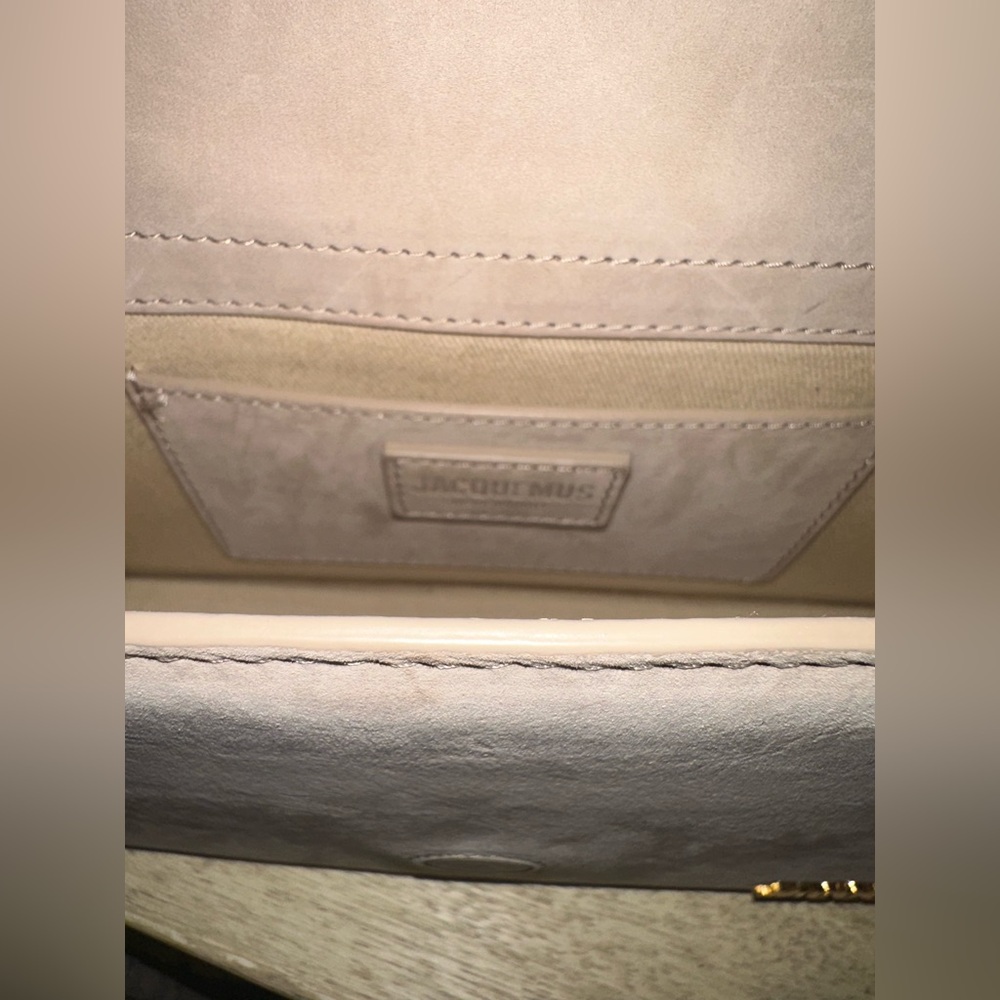 Jacquemus Cream Leather Bag - Picture 9 of 10